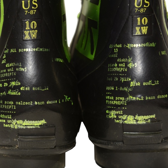 Vintage Aphex Twin Bunny Rave Boots by Digital Trenches main image 4